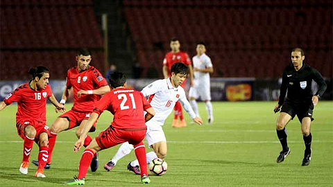 Vòng loại thứ ba bảng C Asian Cup 2019: Đội tuyển Việt Nam hòa đội tuyển Áp-ga-ni-xtan 1-1
