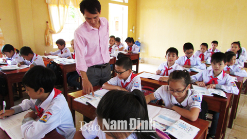 Đổi mới hoạt động giáo dục bậc tiểu học ở Trực Ninh