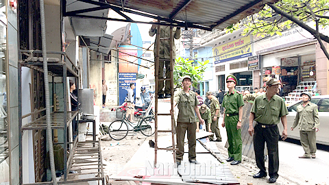 Thành phố Nam Định kiên quyết lập lại trật tự đô thị