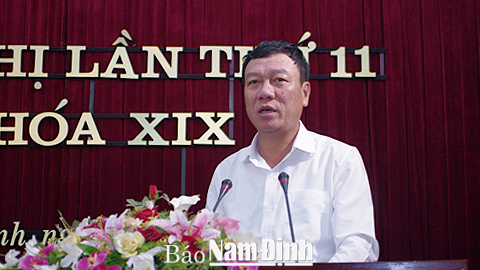 Hội nghị lần thứ 11 Ban Chấp hành Đảng bộ tỉnh khóa XIX