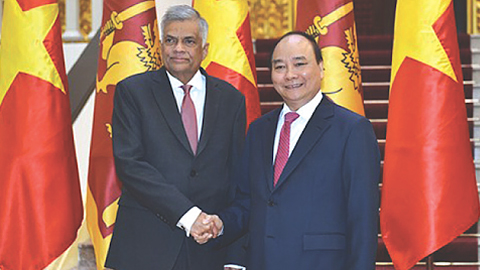 Thủ tướng Nguyễn Xuân Phúc hội đàm với Thủ tướng Xri-lan-ca