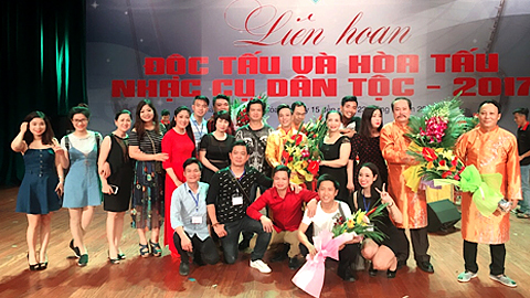 Nam Định giành 1 Huy chương Vàng tại Liên hoan Độc tấu và Hòa tấu nhạc cụ dân tộc năm 2017