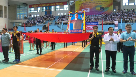 Khai mạc Giải Cầu lông, Bóng bàn tỉnh Nam Định 2017