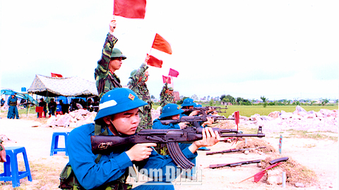 Lực lượng vũ trang thành phố luôn xứng đáng với niềm tin cậy của Đảng bộ, chính quyền và nhân dân Thành phố Nam Định