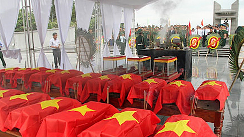Quảng Trị: Truy điệu 21 liệt sĩ hy sinh trên đất bạn Lào