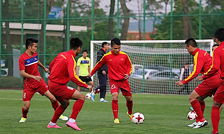 U20 Việt Nam tập buổi cuối cùng trước trận gặp U20 New Zealand
