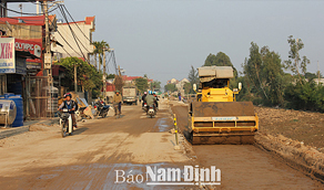 Đẩy nhanh tiến độ thi công Quốc lộ 38B, tuyến tránh Thành phố Nam Định