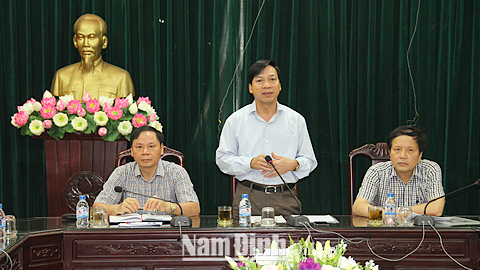 Thường trực HĐND tỉnh thông qua báo cáo kết quả giám sát chuyên đề về 'Thực hiện Luật Đầu tư, Luật Đầu tư công trên địa bàn tỉnh Nam Định'