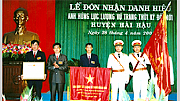 Hải Hậu kỷ niệm 70 năm thành lập Đảng bộ và đón nhận Huân chương Bảo vệ Tổ quốc hạng Nhì