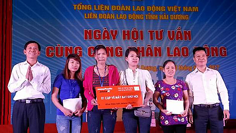 Hải Dương: Ngày hội tư vấn cho đoàn viên, công nhân lao động