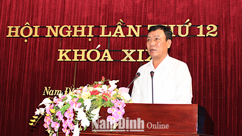 Hội nghị lần thứ 12 Ban Chấp hành Đảng bộ tỉnh khoá XIX