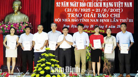 Hội Nhà báo tỉnh tổ chức kỷ niệm 92 năm Ngày Báo chí cách mạng Việt Nam