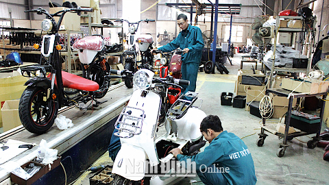 Giá trị sản xuất công nghiệp Thành phố Nam Định tăng trên 13,2% so với cùng kỳ