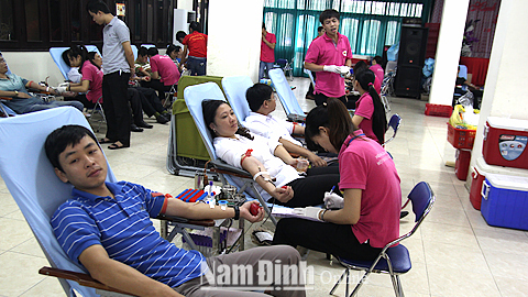 Thu được 1.039 đơn vị máu trong Ngày hội hiến máu tình nguyện