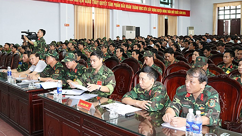 Diễn tập khu vực phòng thủ huyện Xuân Trường, Giao Thủy năm 2017