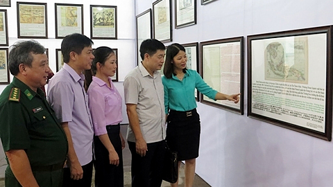 Triển lãm bản đồ và trưng bày tư liệu về Hoàng Sa, Trường Sa tại huyện Giao Thuỷ