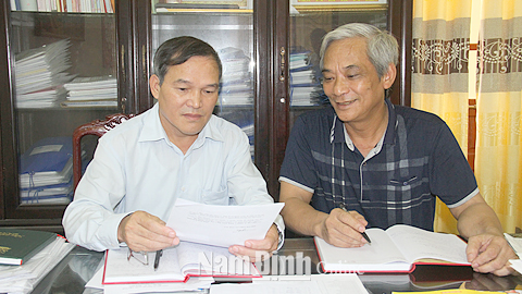 Lãnh đạo nâng cao chất lượng sinh hoạt chi bộ ở Đảng bộ Trực Ninh