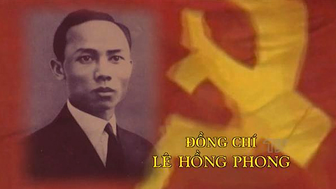 Nguyện học tập, phấn đấu theo gương Tổng Bí thư Lê Hồng Phong