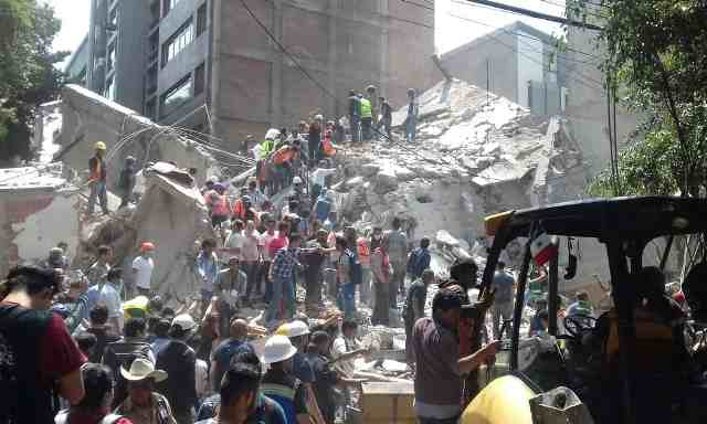 Động đất kinh hoàng ở Mexico, ít nhất 119 người chết