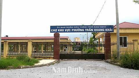 Thành phố Nam Định chấn chỉnh quản lý chợ dân sinh