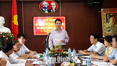 Giám sát thực hiện Quy chế dân chủ ở cơ sở tại huyện Giao Thủy