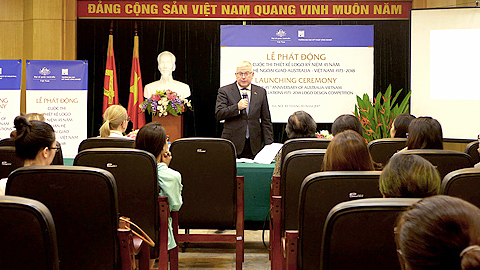 Phát động thi thiết kế lô-gô kỷ niệm 45 năm quan hệ Việt Nam - Ốt-xtrây-li-a