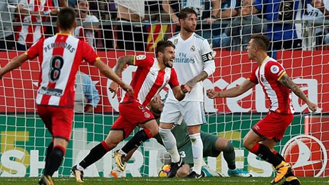Vòng 10 La Liga: Real bất ngờ thua ngược trước Girona