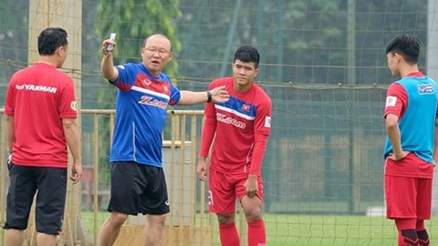 Các cầu thủ cần nỗ lực tập luyện để ghi điểm với HLV Park Hang-seo