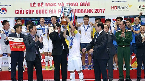 Thái Sơn Nam lên ngôi vô địch Cúp Quốc gia 2017
