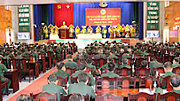 Gặp mặt đoàn đại biểu đi dự Đại hội đại biểu Hội Cựu chiến binh Việt Nam lần thứ VI