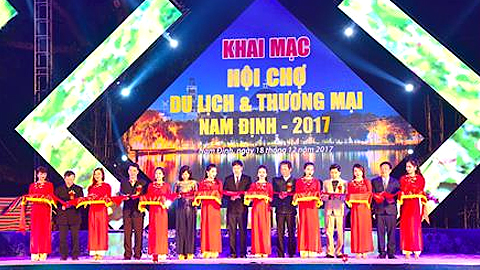 Khai mạc Hội chợ Du lịch - Thương mại Nam Định năm 2017