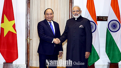 Thủ tướng Nguyễn Xuân Phúc hội đàm với Thủ tướng Ấn Độ