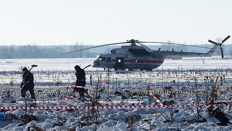 Hoạt động tìm kiếm tại nơi máy bay Nga bị rơi bước vào giai đoạn cuối
