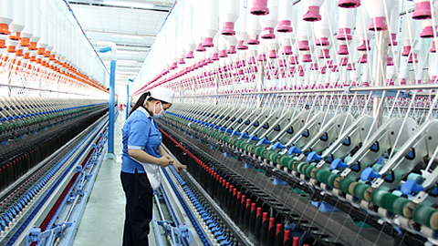 Tổng Công ty cổ phần Dệt may Nam Định mở máy đầu xuân