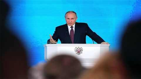 Tổng thống Nga Vladimir Putin đọc Thông điệp liên bang năm 2018