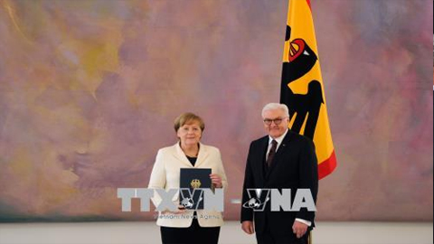Thủ tướng Đức Merkel tuyên thệ nhậm chức nhiệm kỳ thứ 4