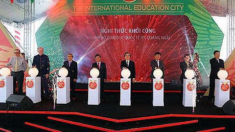 Quảng Ngãi: Khởi công thành phố giáo dục quốc tế đầu tiên tại Việt Nam