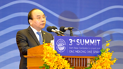 Thủ tướng Nguyễn Xuân Phúc dự Hội nghị Cấp cao lần thứ ba Ủy hội sông Mê Công quốc tế
