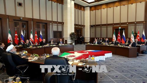 Thổ Nhĩ Kỳ, Nga và Iran nhóm họp tại Moskva để bàn về Syria