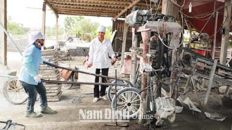 Bảo đảm an toàn vệ sinh lao động trong các doanh nghiệp ở Nghĩa Hưng