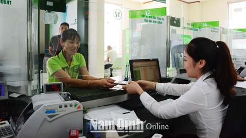 VietcomBank Nam Định mở rộng thị phần, bảo đảm tăng trưởng bền vững