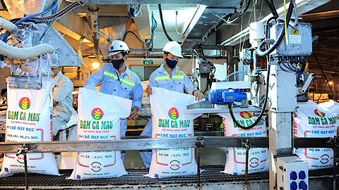 Cà Mau: Nhà máy Ðạm cán mốc sản lượng 5 triệu tấn u-rê