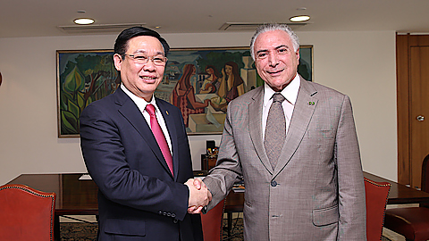 Phó Thủ tướng Chính phủ Vương Đình Huệ thăm chính thức Bra-xin