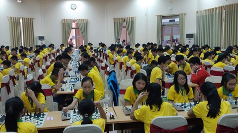 Gần một nghìn VĐV tham dự Giải vô địch cờ vua trẻ toàn quốc