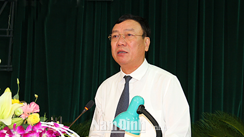 Phát biểu của đồng chí Bí thư Tỉnh ủy Đoàn Hồng Phong tại kỳ họp