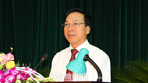 Phát biểu của đồng chí Chủ tịch HĐND tỉnh Trần Văn Chung khai mạc kỳ họp