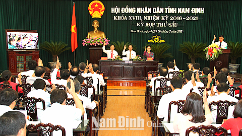 Nghị quyết về việc miễn nhiệm Uỷ viên UBND tỉnh khoá XVIII, nhiệm kỳ 2016-2021