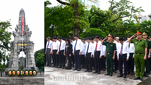 Dâng hương, đặt vòng hoa viếng các Anh hùng Liệt sĩ nhân kỷ niệm 71 năm Ngày Thương binh - Liệt sĩ