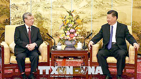 Đưa quan hệ Việt Nam - Trung Quốc tiếp tục phát triển ổn định, lành mạnh