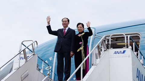 Chủ tịch nước Trần Đại Quang lên đường thăm cấp Nhà nước đến Ê-ti-ô-pi-a, Ai Cập
